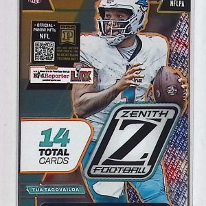 2024 Panini Zenith Football Cards Mega Box Pack, Rookie Cards of Drake Maye, Bo Nix, Jayden Daniels