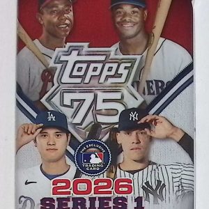 2026 Topps Series 1 Baseball 75th Anniversary Blaster Box Pack
