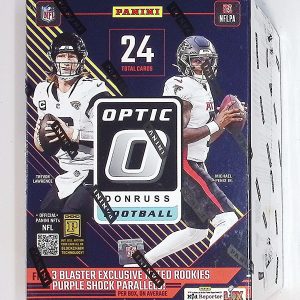 2024-25 Donruss Optic Football BLASTER BOX - Downtown, Uptown Inserts, Jayden Daniels Sports Card